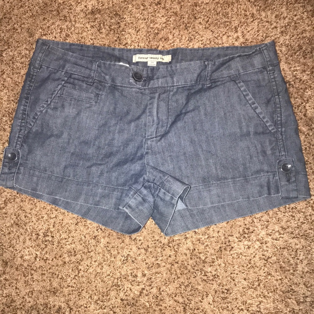 Forever 21 Dark Wash Shorts